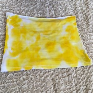 yellow tube top